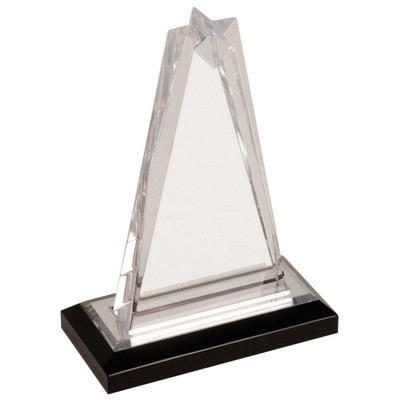 7" Silver Star Impress Acrylic Award