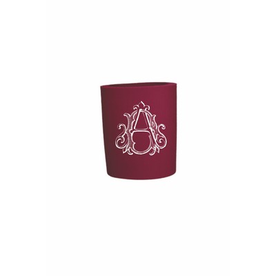 Fuchsia Foam Round Can Cooler