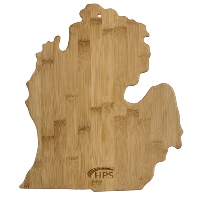 Michigan State Bamboo Cutting & Serving Board