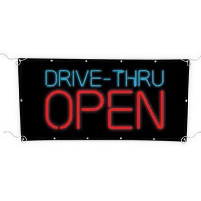 13 Oz. Single-Sided Scrim Banner (6'x3')