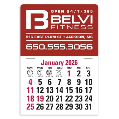 Press-N-Stick Standard Calendar
