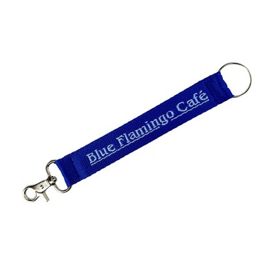 6-1/2" Woven Key Strap w/ Trigger Snap & Key Ring - "Select" Weave