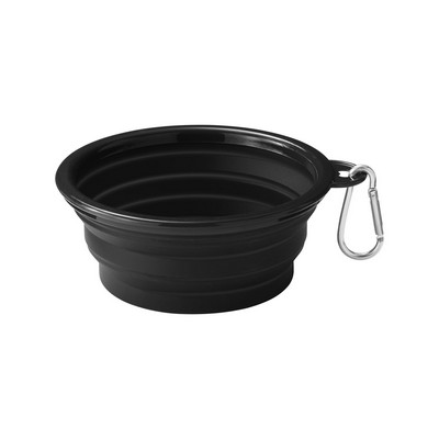 Collapsible Pet Bowl With Carabiner