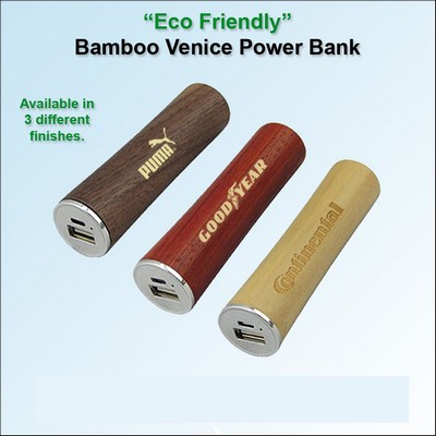 Bamboo Venice Power Bank 2000 mAh No Extra Tariff