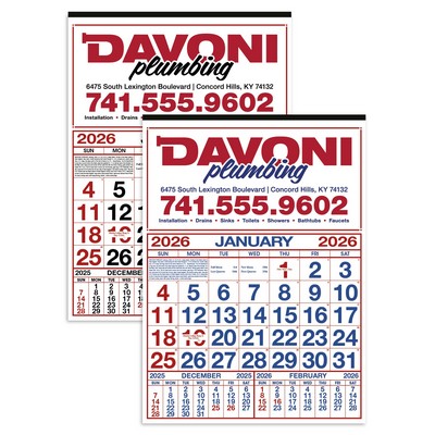 Commercial 12-Sheet Calendar