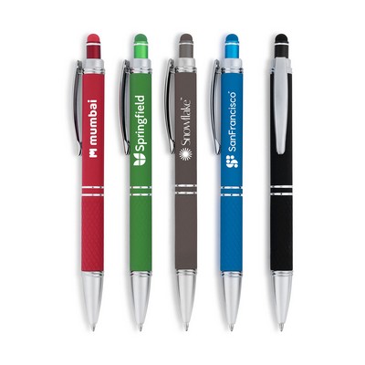 Hope Stylus Satin Soft Touch Click Metal Pen
