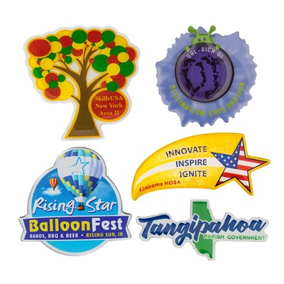 Lapel Pins Litho Full Color (1-1/4")