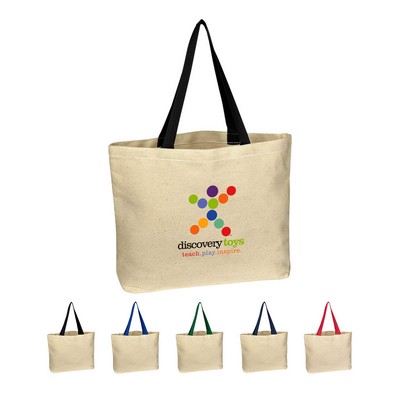 Natural Cotton Canvas Tote Bag