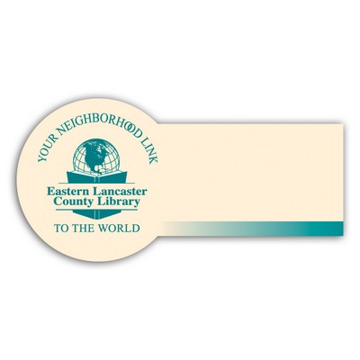Full Color 50 Mil Name Badge No Personalization (2"X4") - No Personalization
