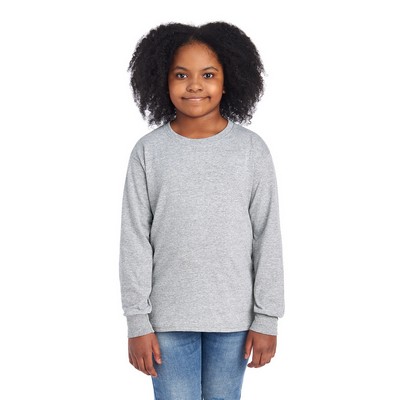 Jerzees Youth Dri-Power 50/50 Cotton/Poly Long Sleeve Shirt