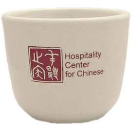 4.5 Oz. Vitrified Chinese Tea Cup Without Handle (Screen Printed)