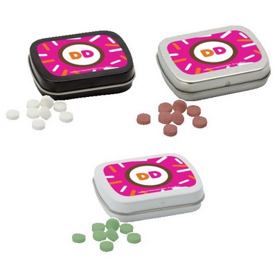 Sugar Free Mints in a Small Rectangular Hinged Tin