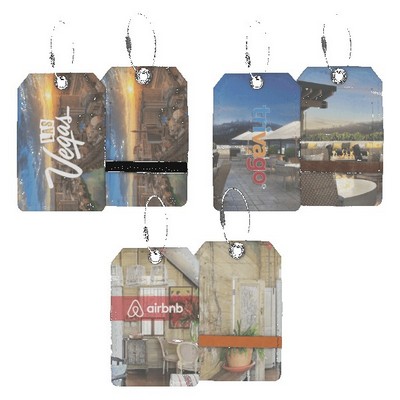 Pikes Dye-Sublimated Felt Luggage Tag