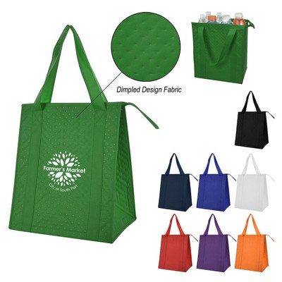 Dimples Non-woven Cooler Tote Bag