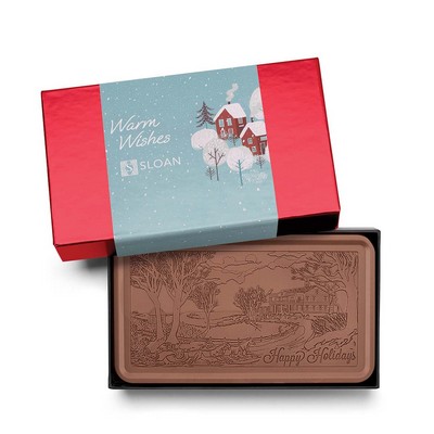 1/2 Lb. Chocolate Gift Bar - LUXE Packaging