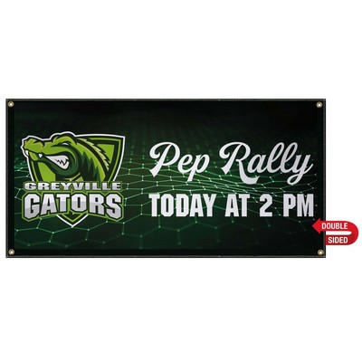 2' x 4' 13 oz. Smooth Vinyl Banner Double-Sided