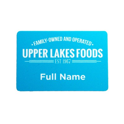 Uv Imprint Spectrum Badges With Personalization 2"X3" Rectangle With Rounded Corners