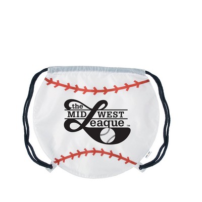 Baseball Drawstring Bag