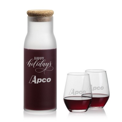 Yarmouth Carafe & Mandelay Stemless Wine
