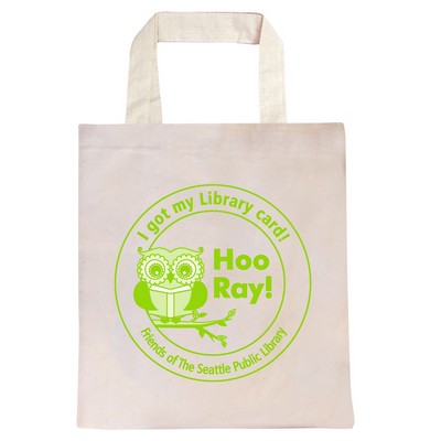 Cotton Canvas Convention Tote with Handle -15"x16"