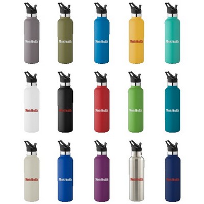 20 oz Basecamp Mesa Tundra Bottle with Screw Top and Flip-Top Straw Lid