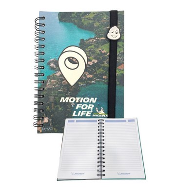 French Pic Full Cover Print SPIRAL Notebook (6.75"x9.5") - includes branded pages