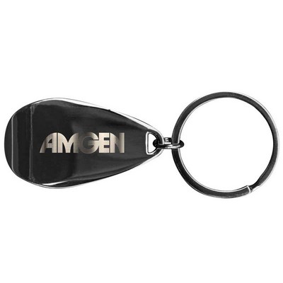 Gunmetal Apri Bottle Opener Key Chain (Factory Direct - 10-12 Weeks Ocean)