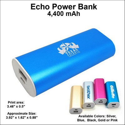Echo Power Bank 4400 mAh - Blue No Extra Tariff